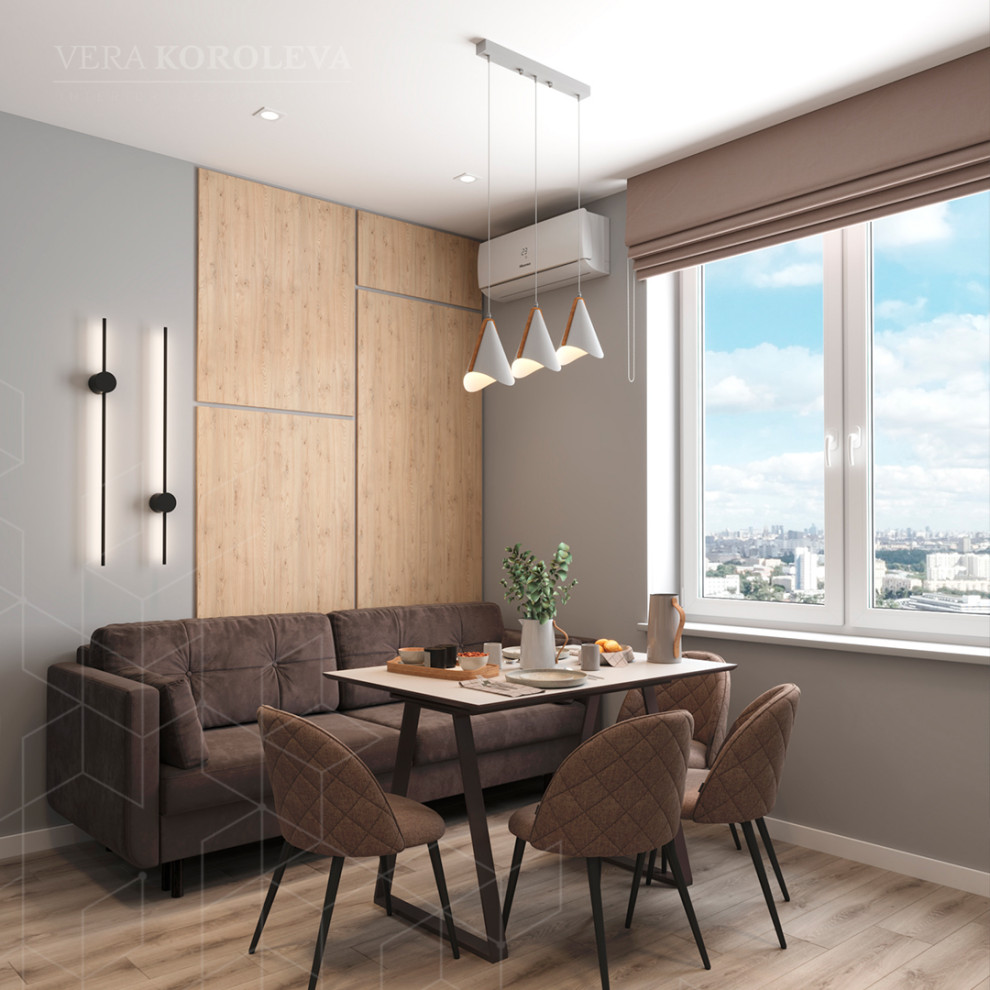 Дизайн-проект двухкомнатной квартиры в современном стиле