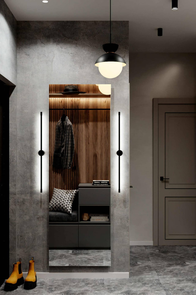 Дизайн и ремонт квартиры в ЖК «Квартал на Никулинской» — Акцент на дерево