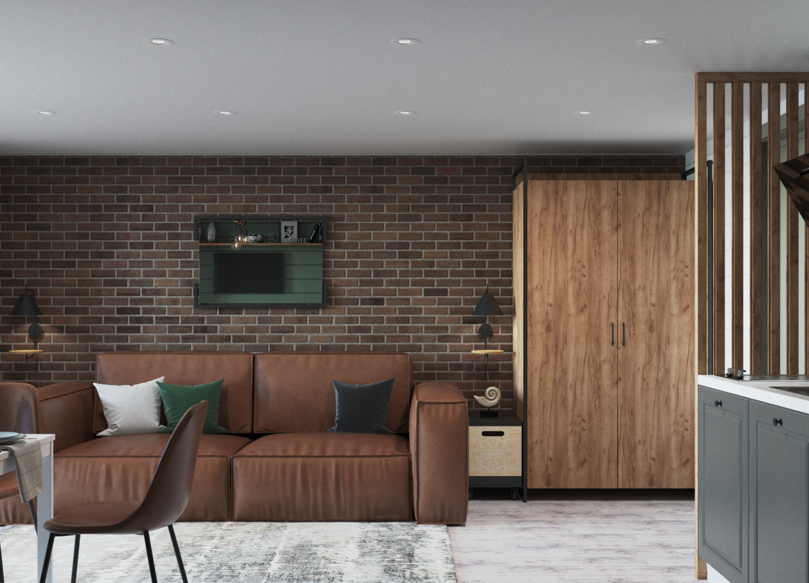 интерьер бытовки рыбака