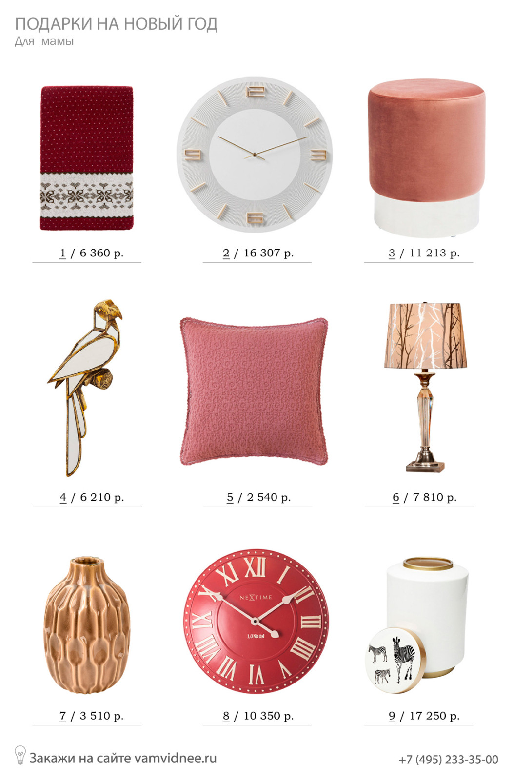 Подборка подарков для мамы