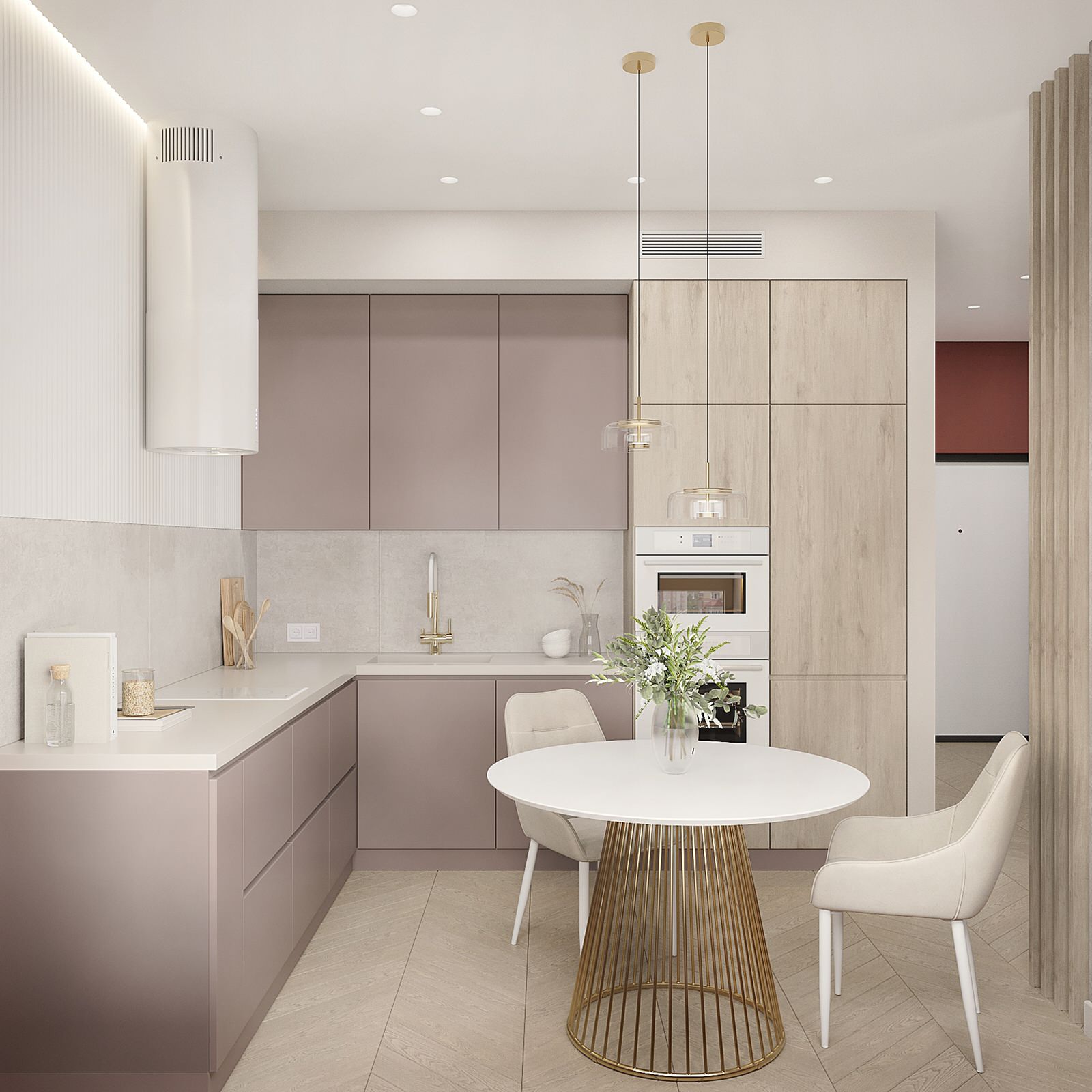 Жк "Огни", проект квартиры-студии в Москве.