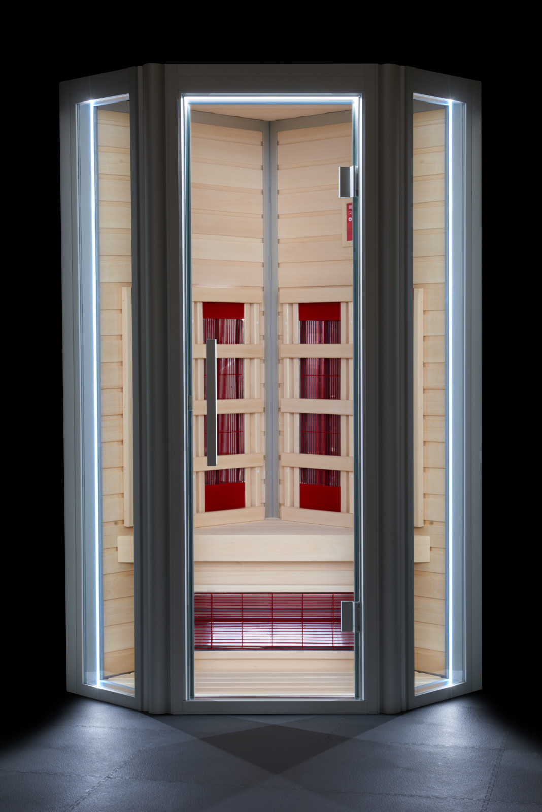Обложка проекта: Инфракрасная сауна "Соло Угловая" серия Hi-Tech