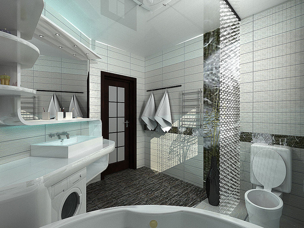 Двухэтажный дом минимализм