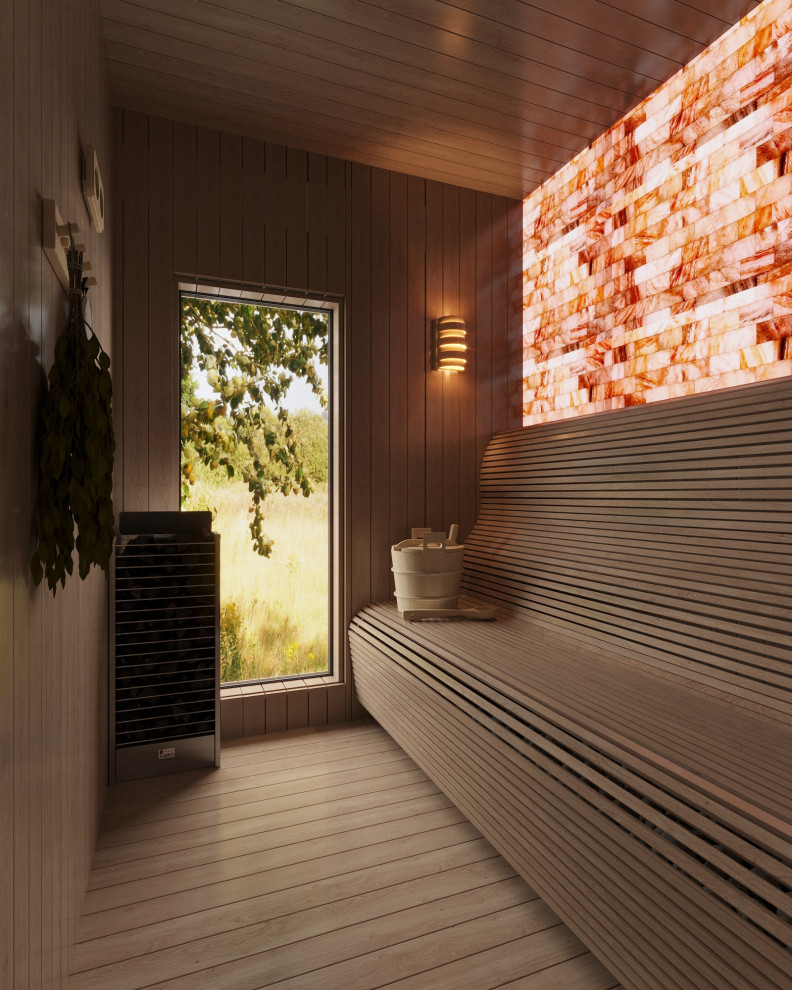 Обложка проекта: Сауна в доме типа Фахверк