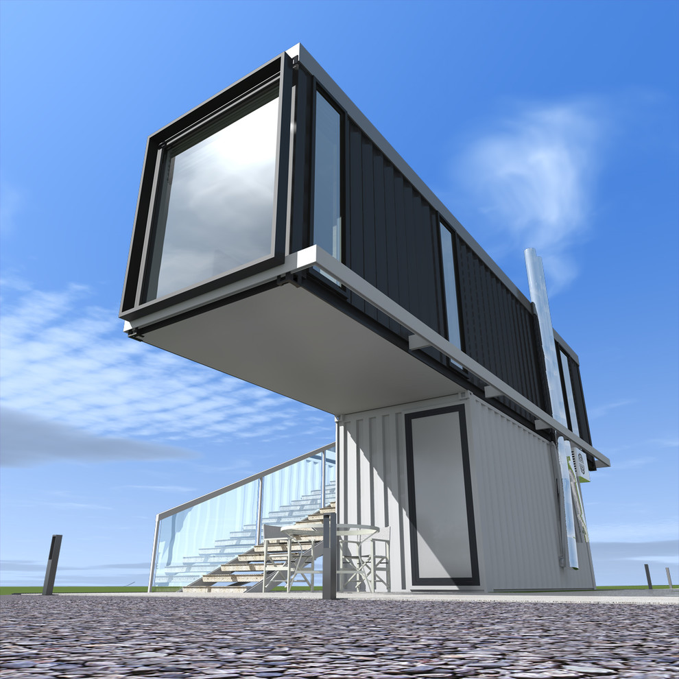 Малый гостевой дом из грузовых морских контейнеров