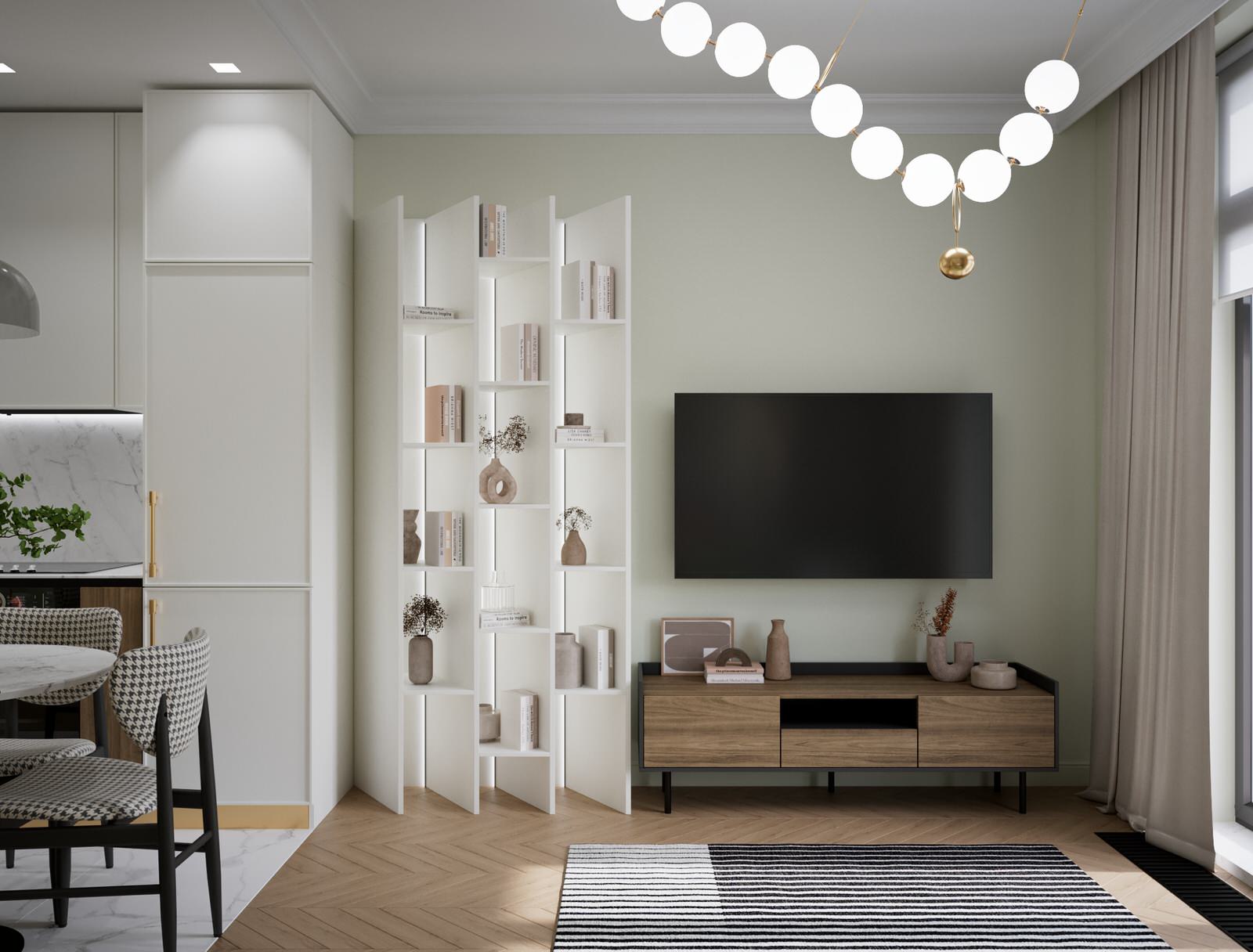 Современный интерьер с элементами классики