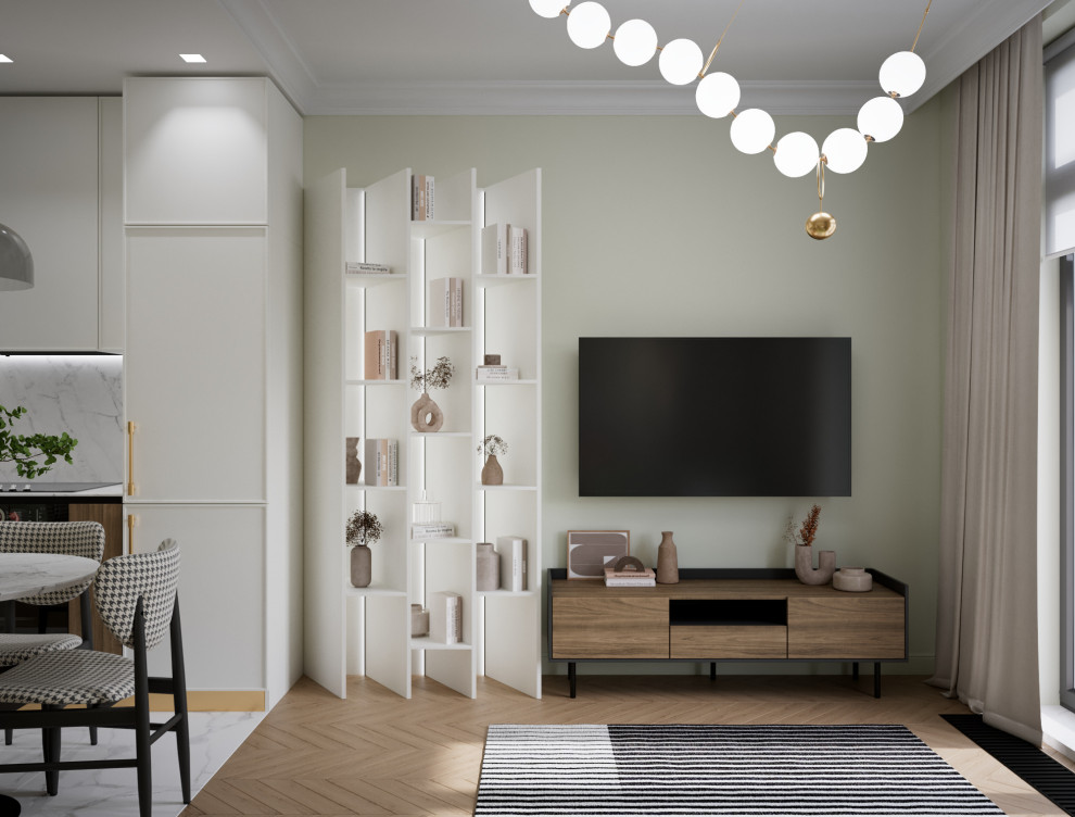 Современный интерьер с элементами классики