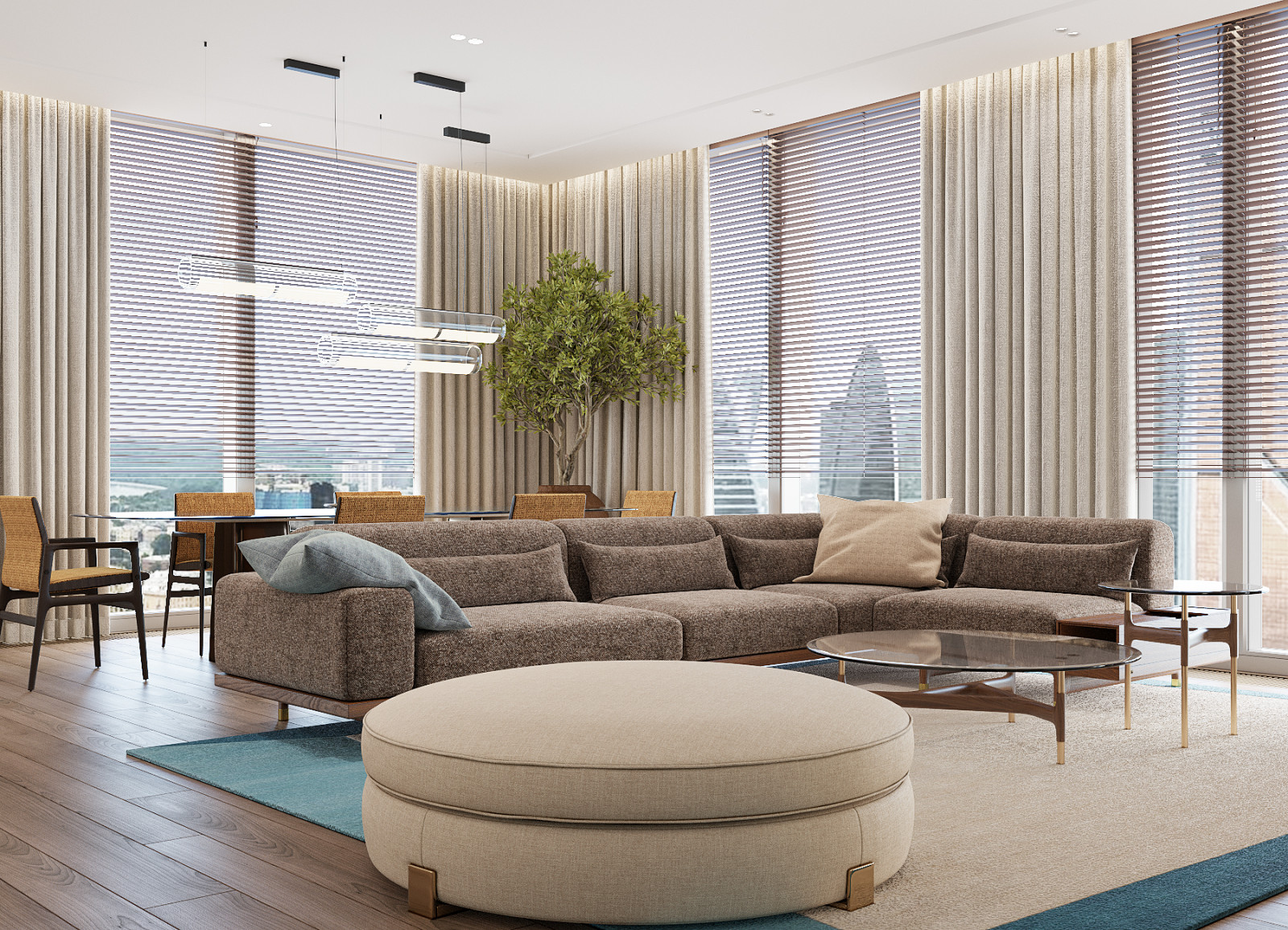 Обложка проекта: Квартира для семьи с двумя детьми, ЖК Capital Towers