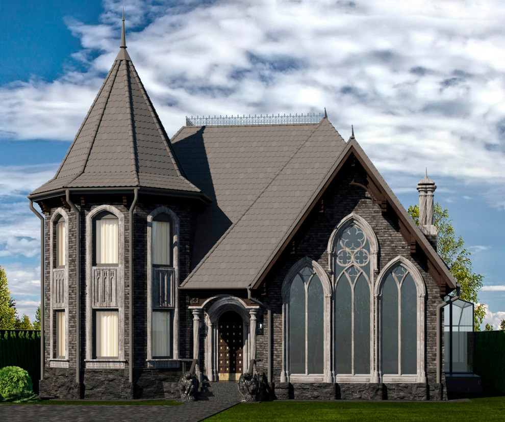 Частный дом в готическом стиле