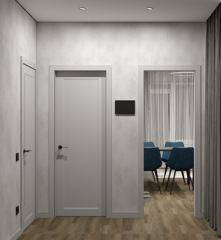 Дизайн-проект 1к-квартиры в Кудрово