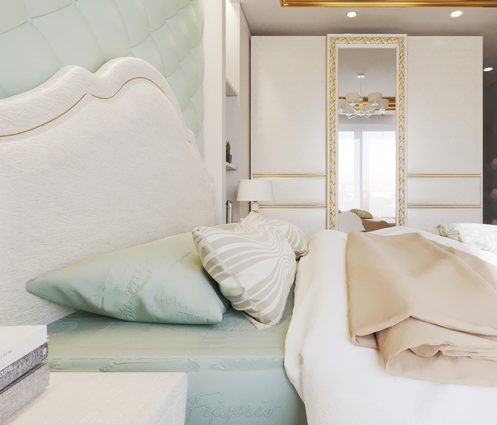 Кухня и спальня в классическом стиле.