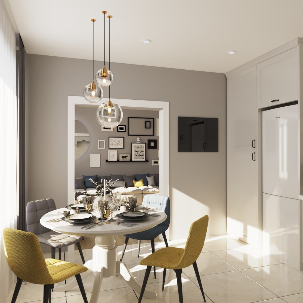 Дизайн квартиры 90 кв.м.