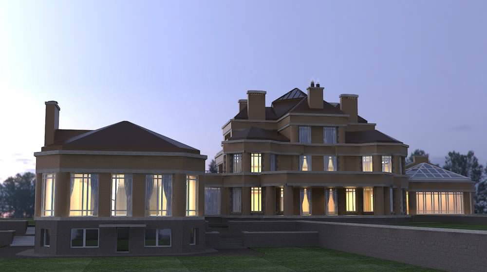 Жилая резиденция у Медного Озера