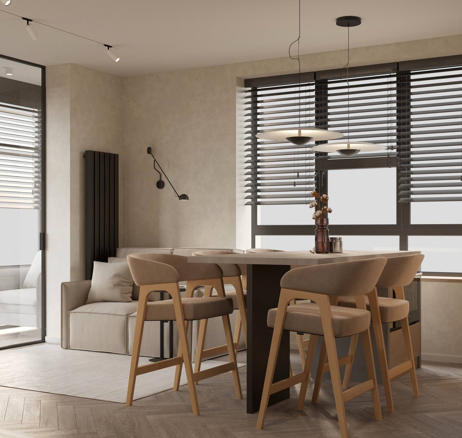 Минималистичная квартира с японской эстетикой