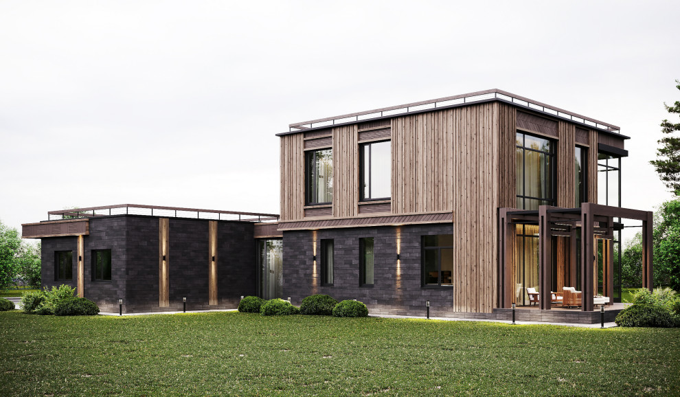 Современный коттедж в скандинавском стиле