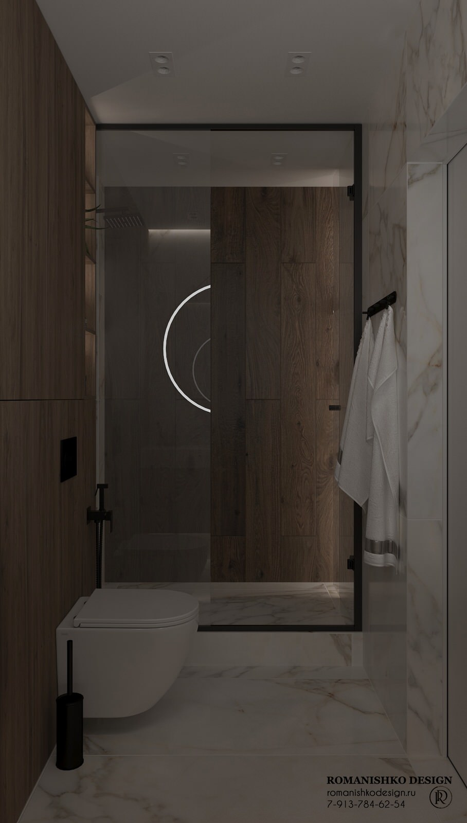 Дизайн санузлов жилой квартиры