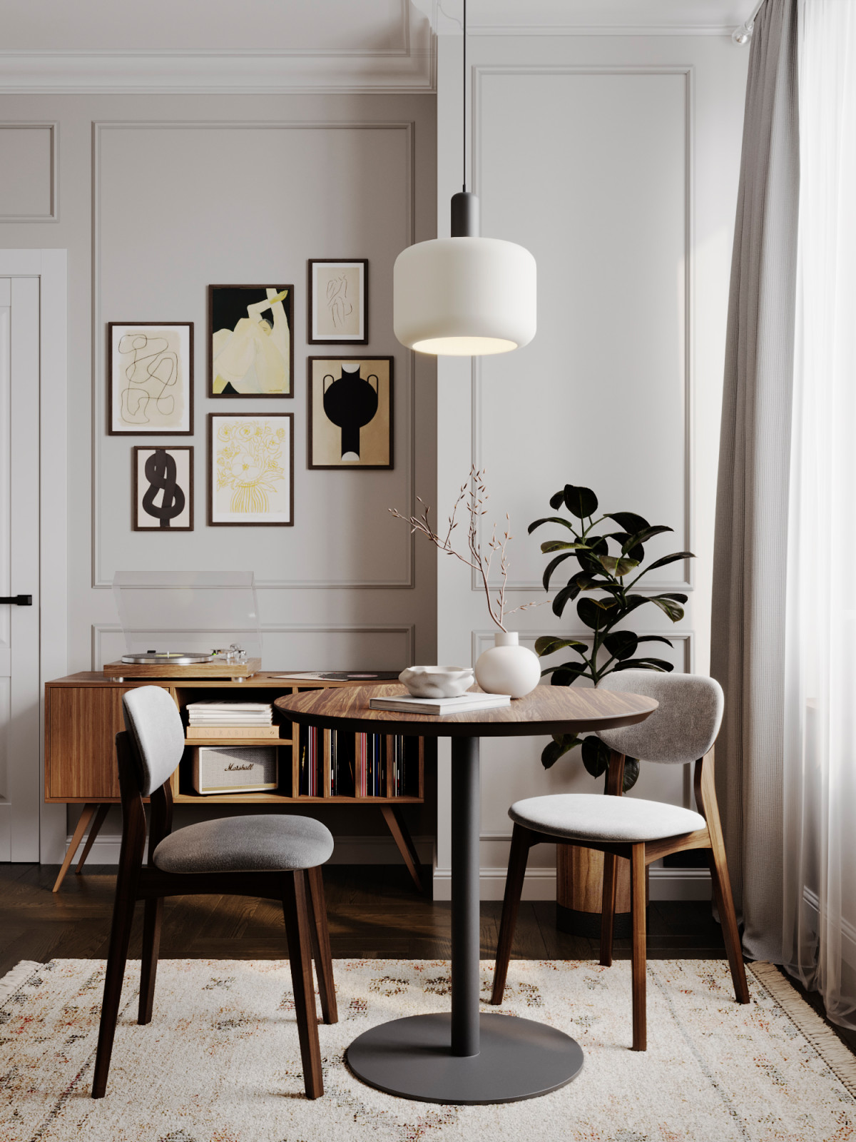 Уютный интерьер в ЖК Западный Порт