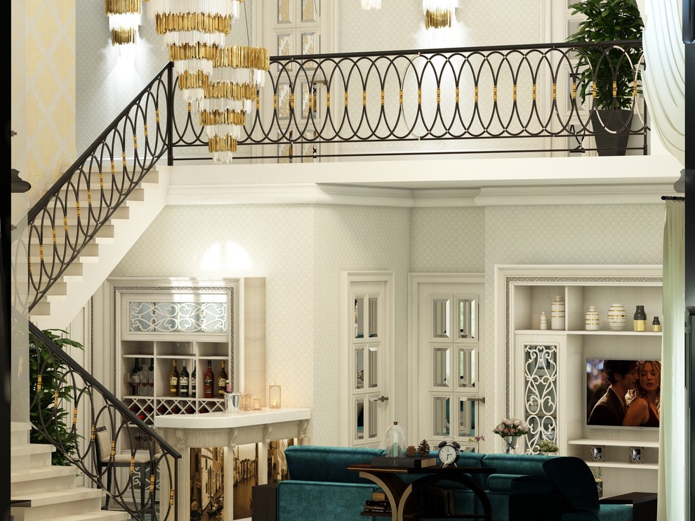 Гостиная в частном доме