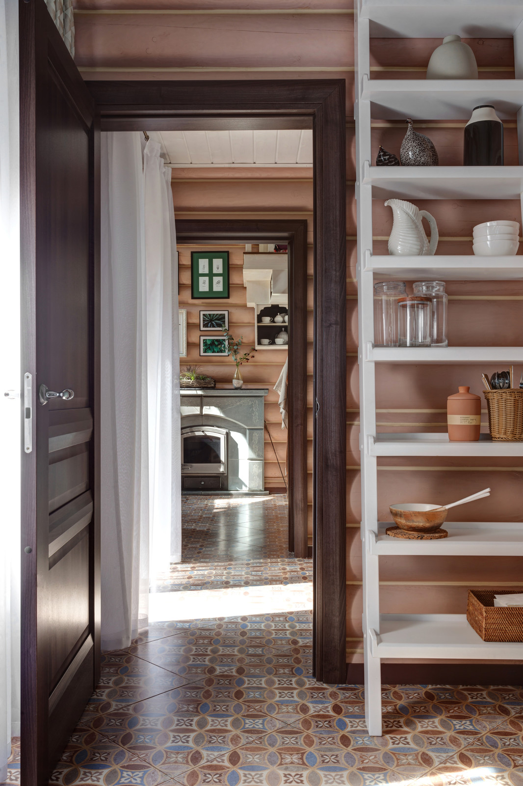 Нouse in a pine forest