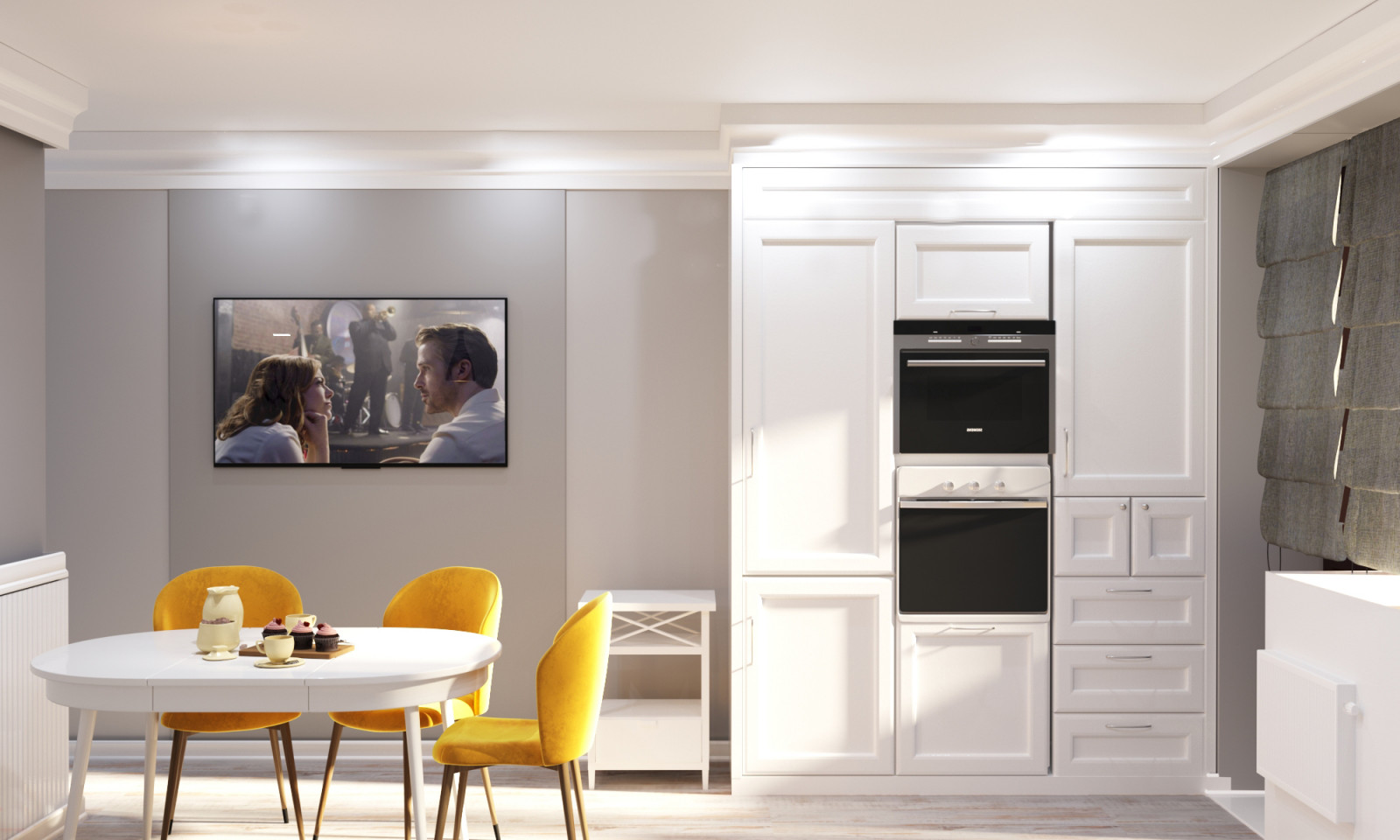 Трёхкомнатная квартира