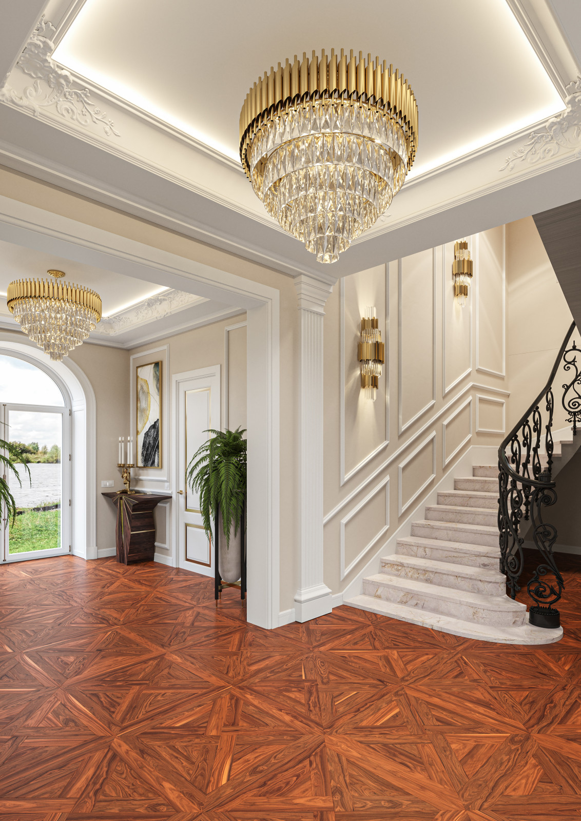 хол 1-ый этаж