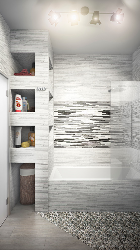 Урбанистический дизайн малогабаритной квартиры по мотивам Нью-Йорка