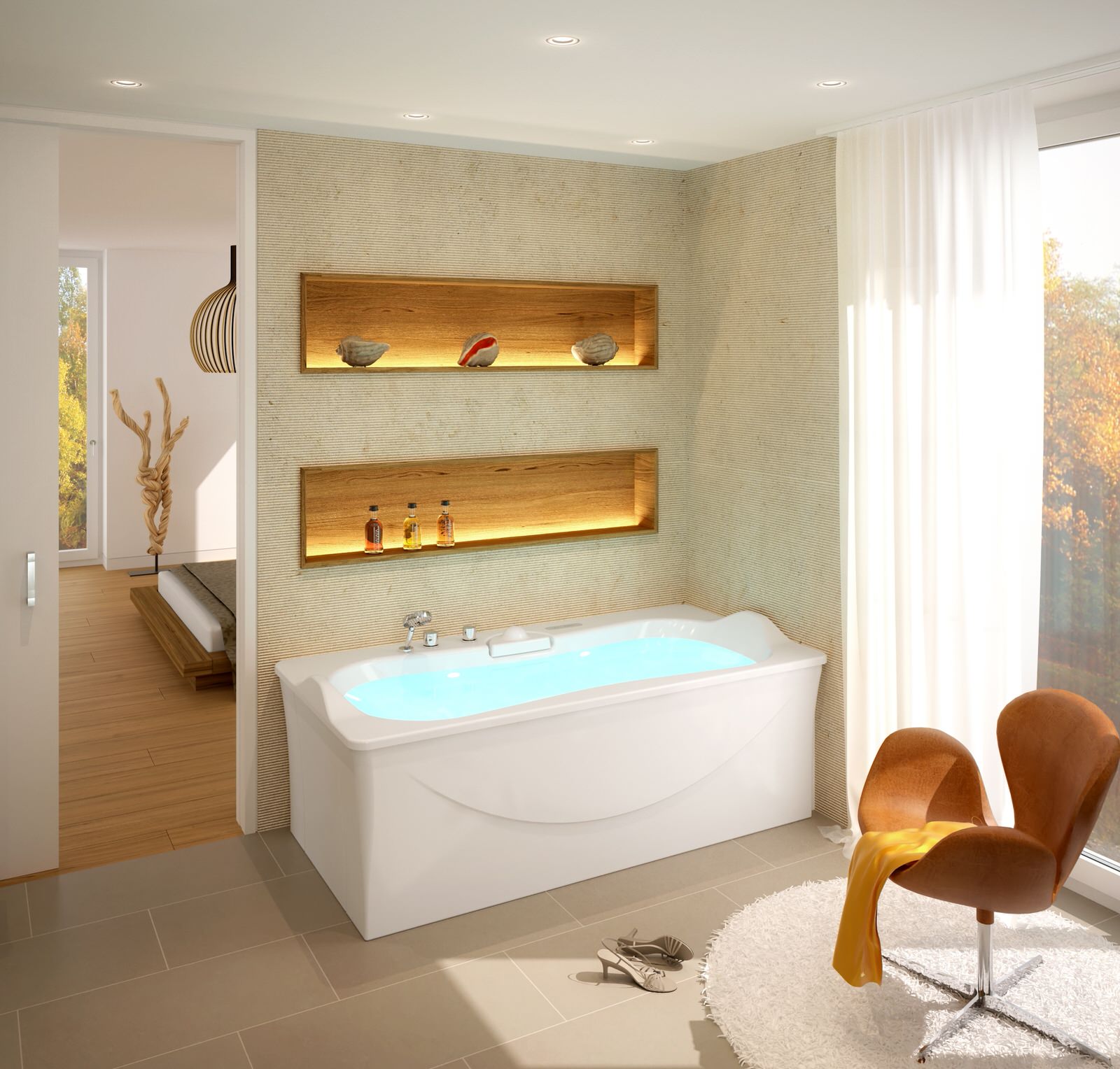 Ванна для двоих Vis a Vis