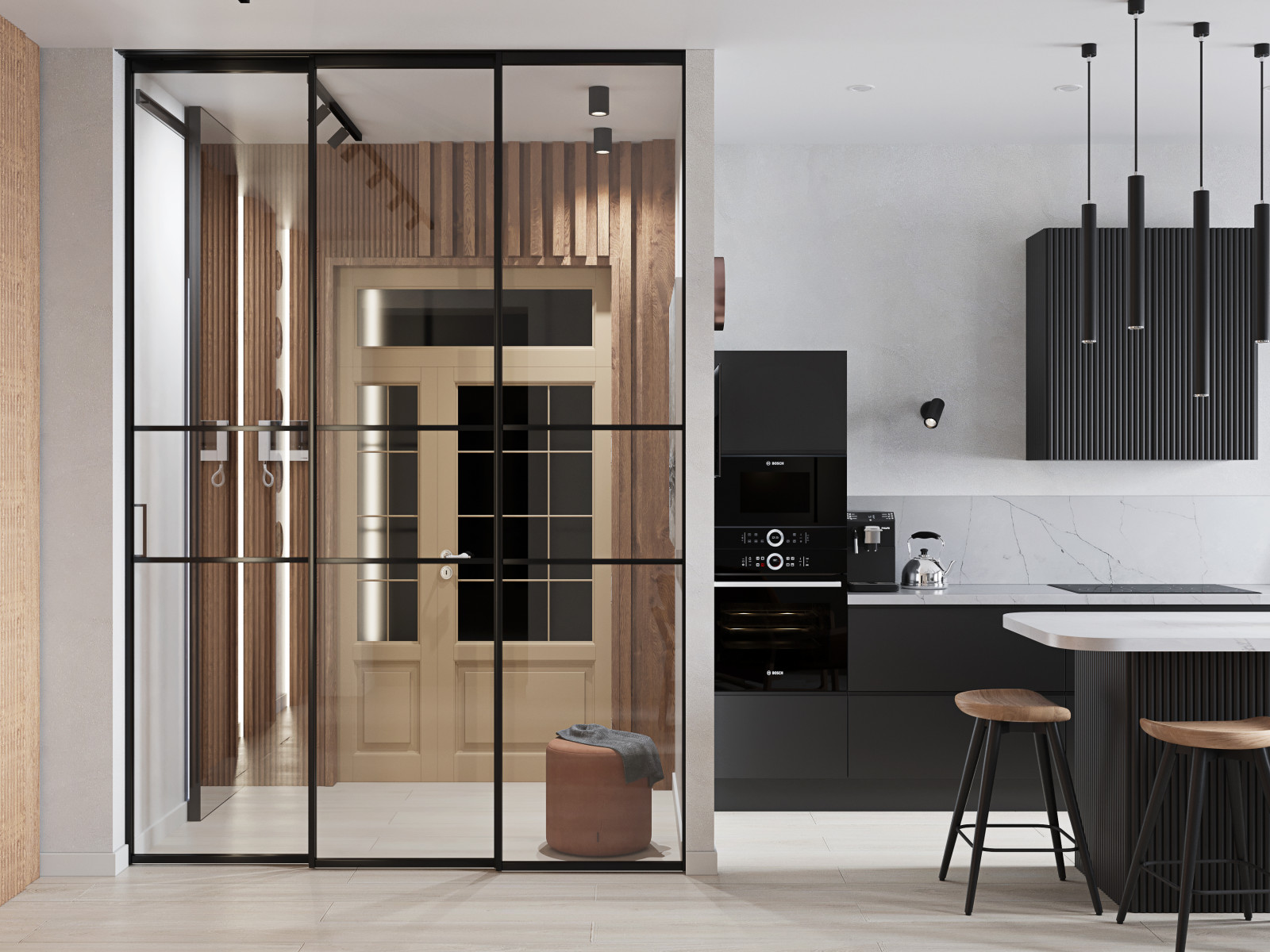 Обложка проекта: Гостиная в частном доме