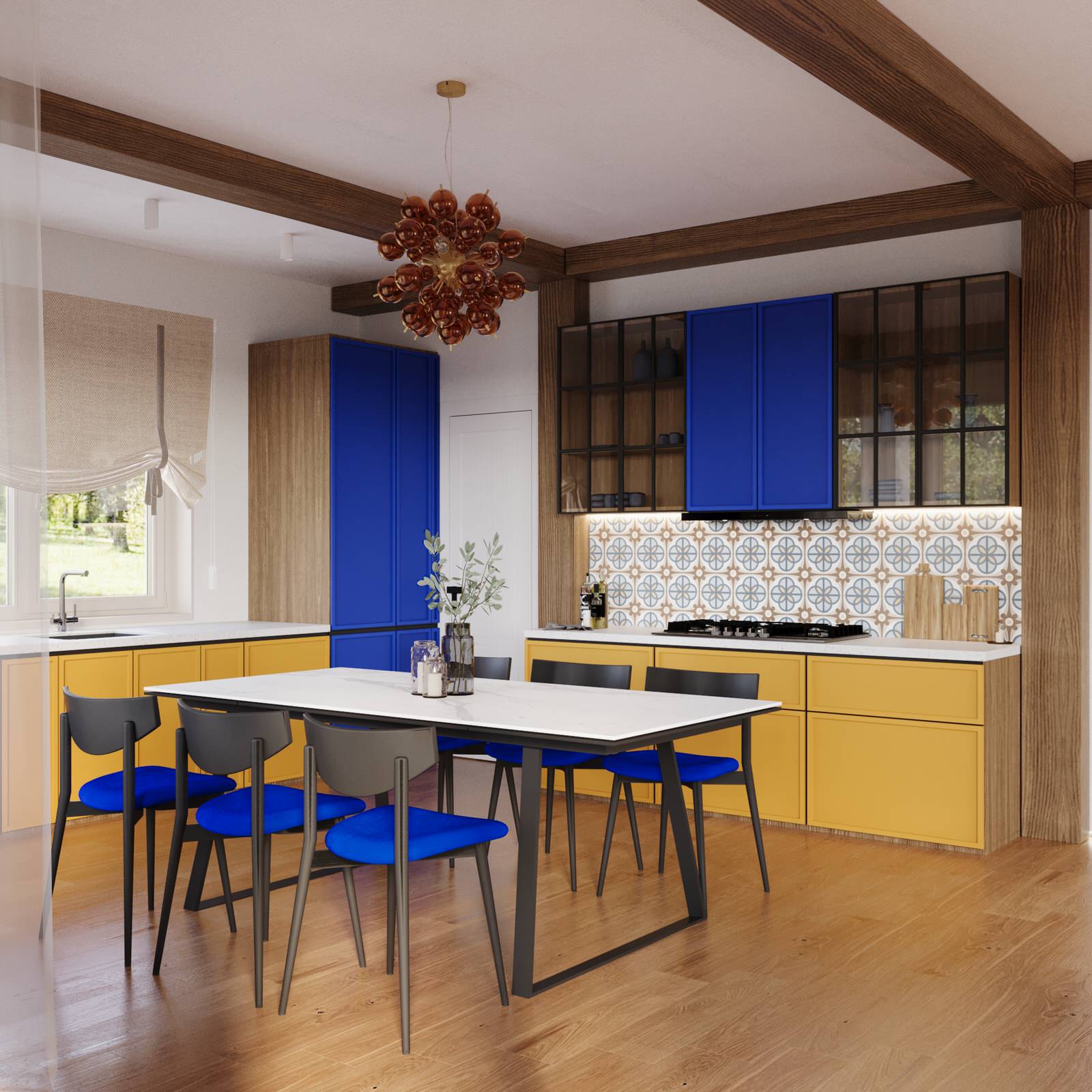 Обложка проекта: Дизайн 2х этажного дома в стиле эклектика