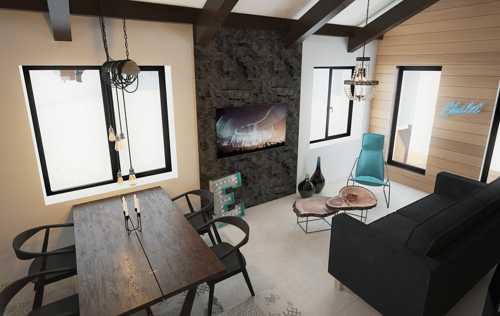 Дом из бруса, интерьер и экстерьер