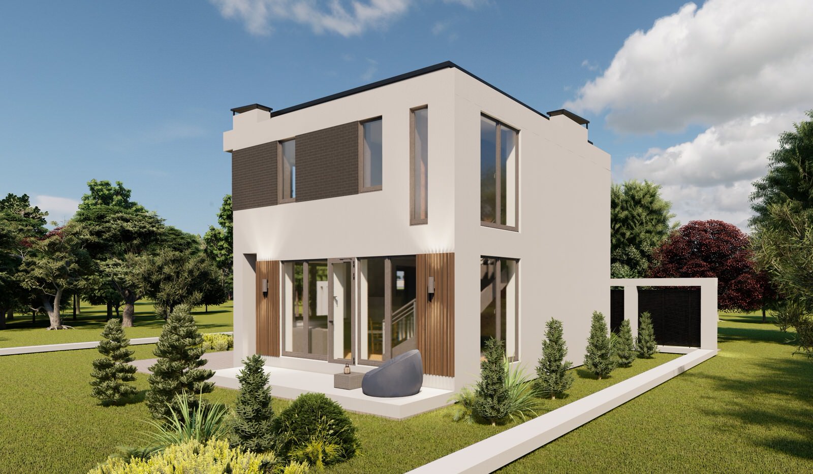 Дом в стиле Hi-Tech