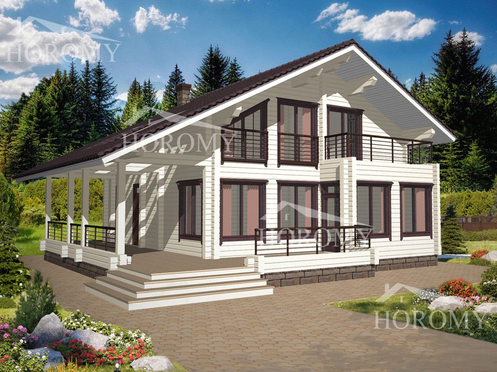 Проекты домов из клееного бруса