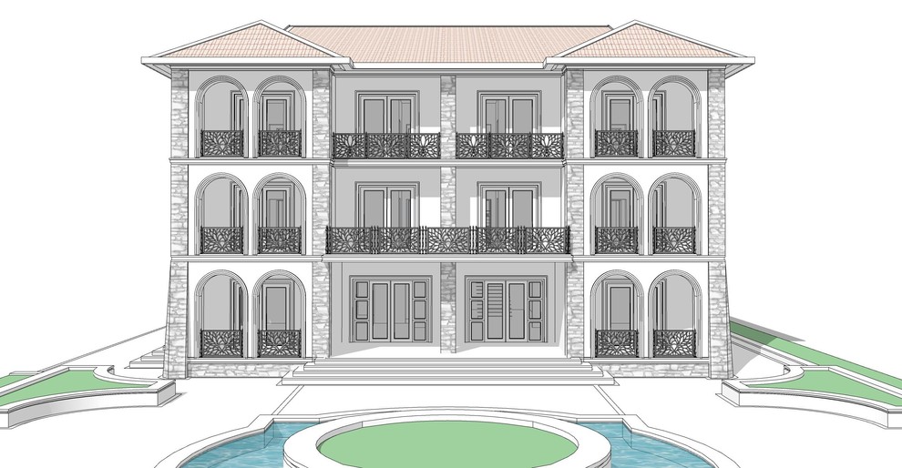 Гостевой дом. Фасад 01