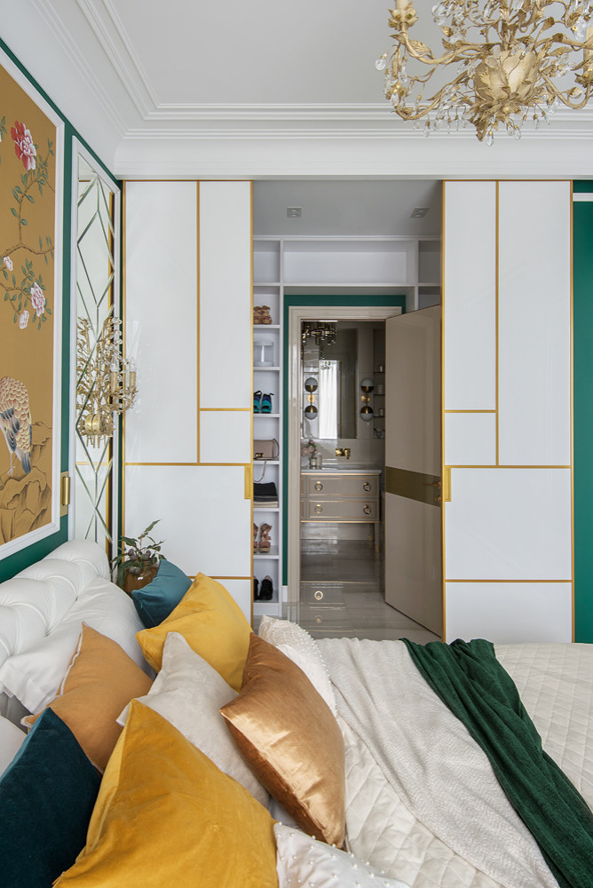 Проект недели: Спальня с проходной гардеробной и ванной комнатой