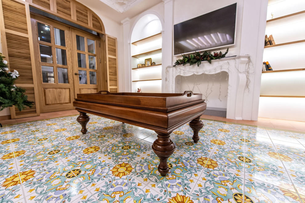 Реализованный проект в московском районе - Квартира в средиземноморском стиле