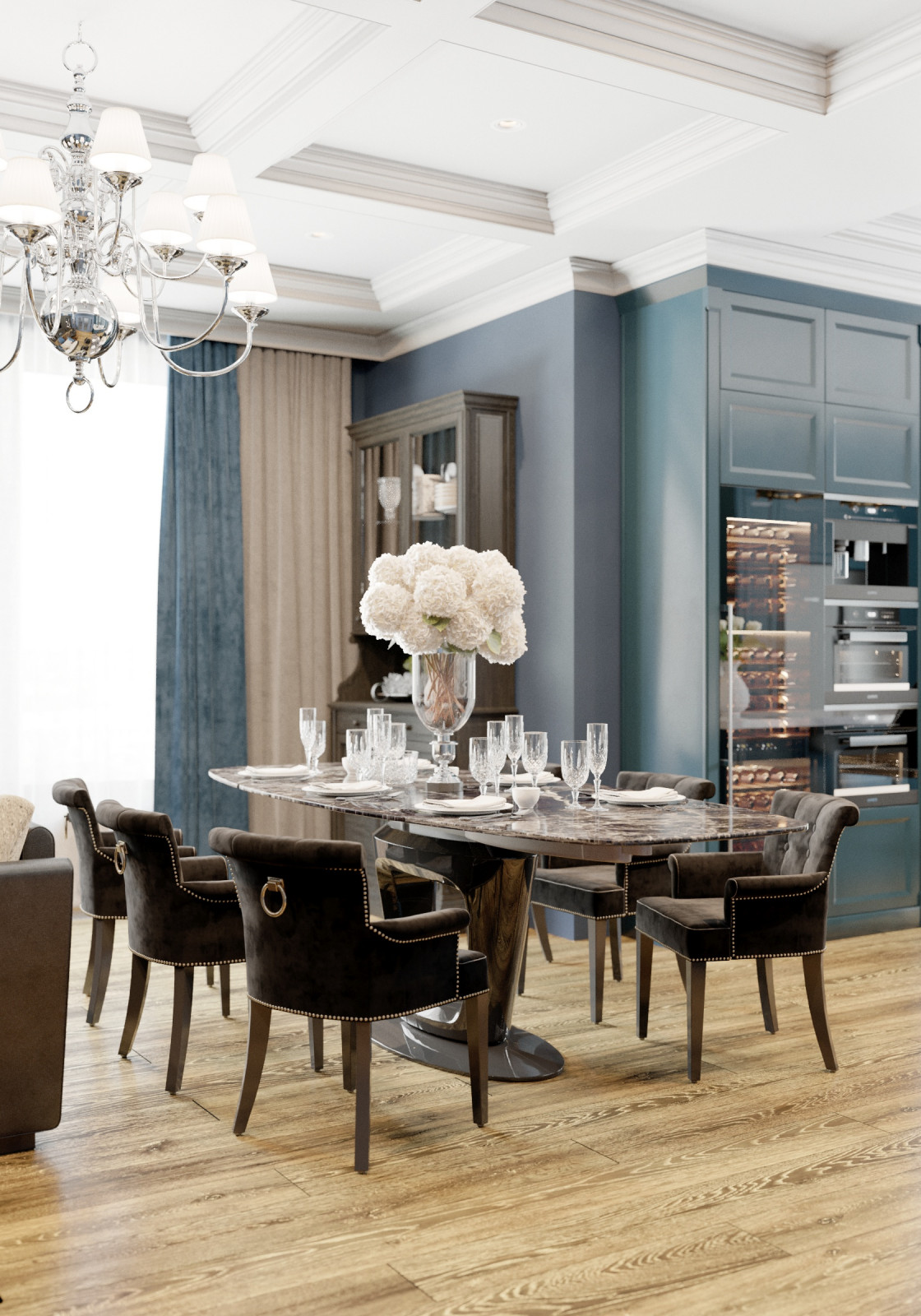Квартира 200 м² в ЖК "Крестовский de luxe"