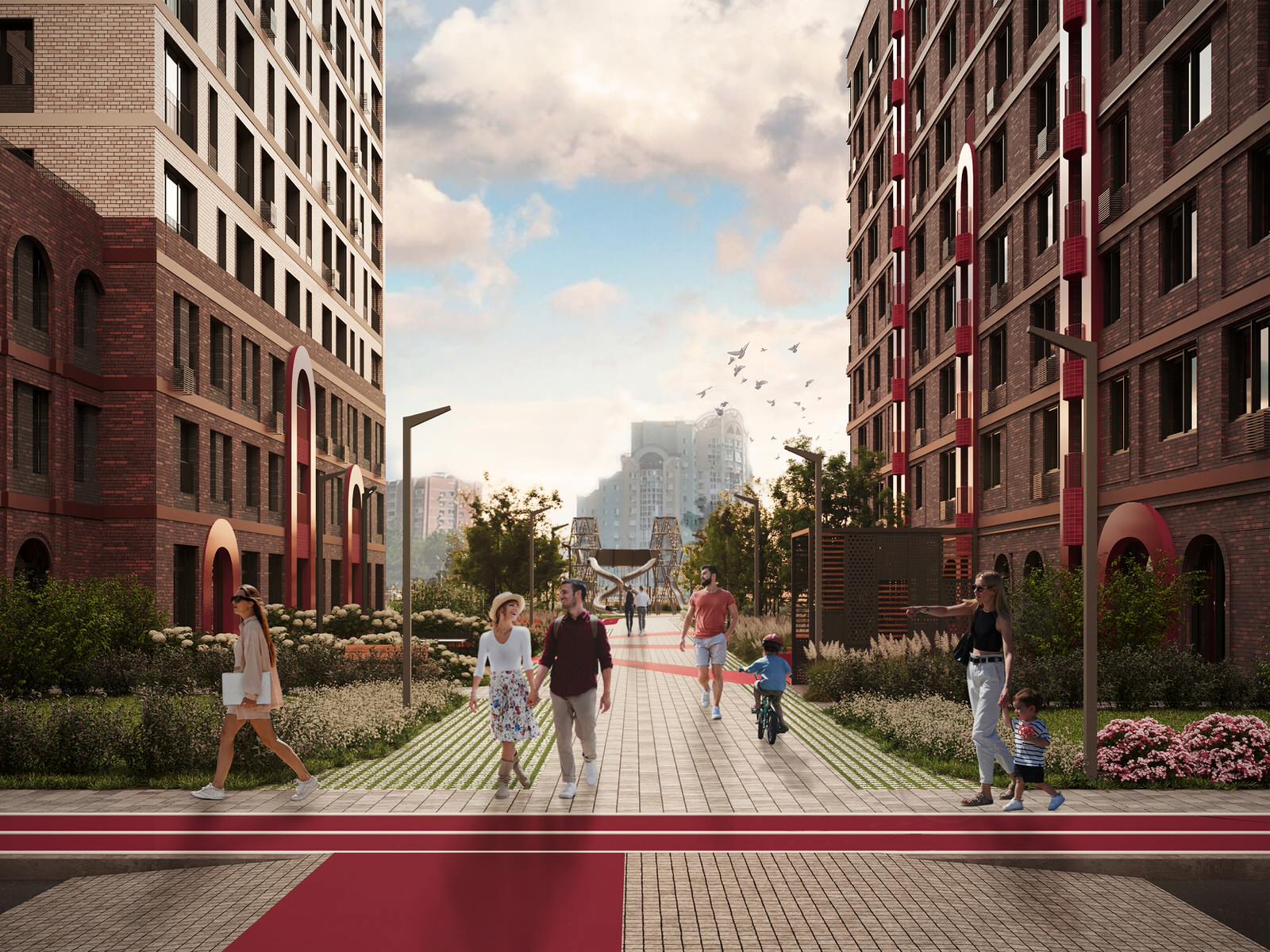 Архитектура фасадов и проект благоустройства