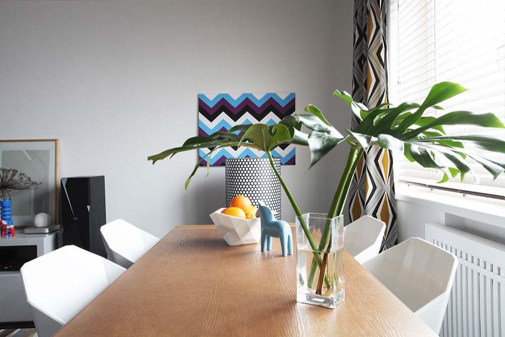 Houzz тур: Яркие краски и контрасты в квартире на 22-м этаже