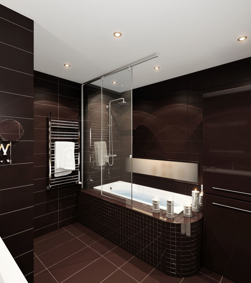 Варианты современных ванных комнат