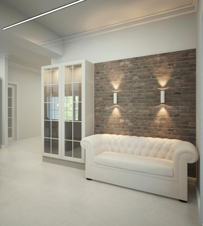 Современная классика - первый этаж коттеджа