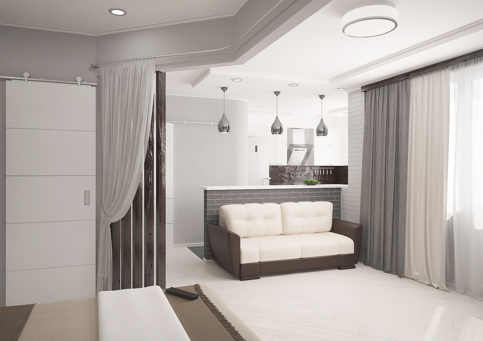 Квартира – студия для энергичного молодого парня.