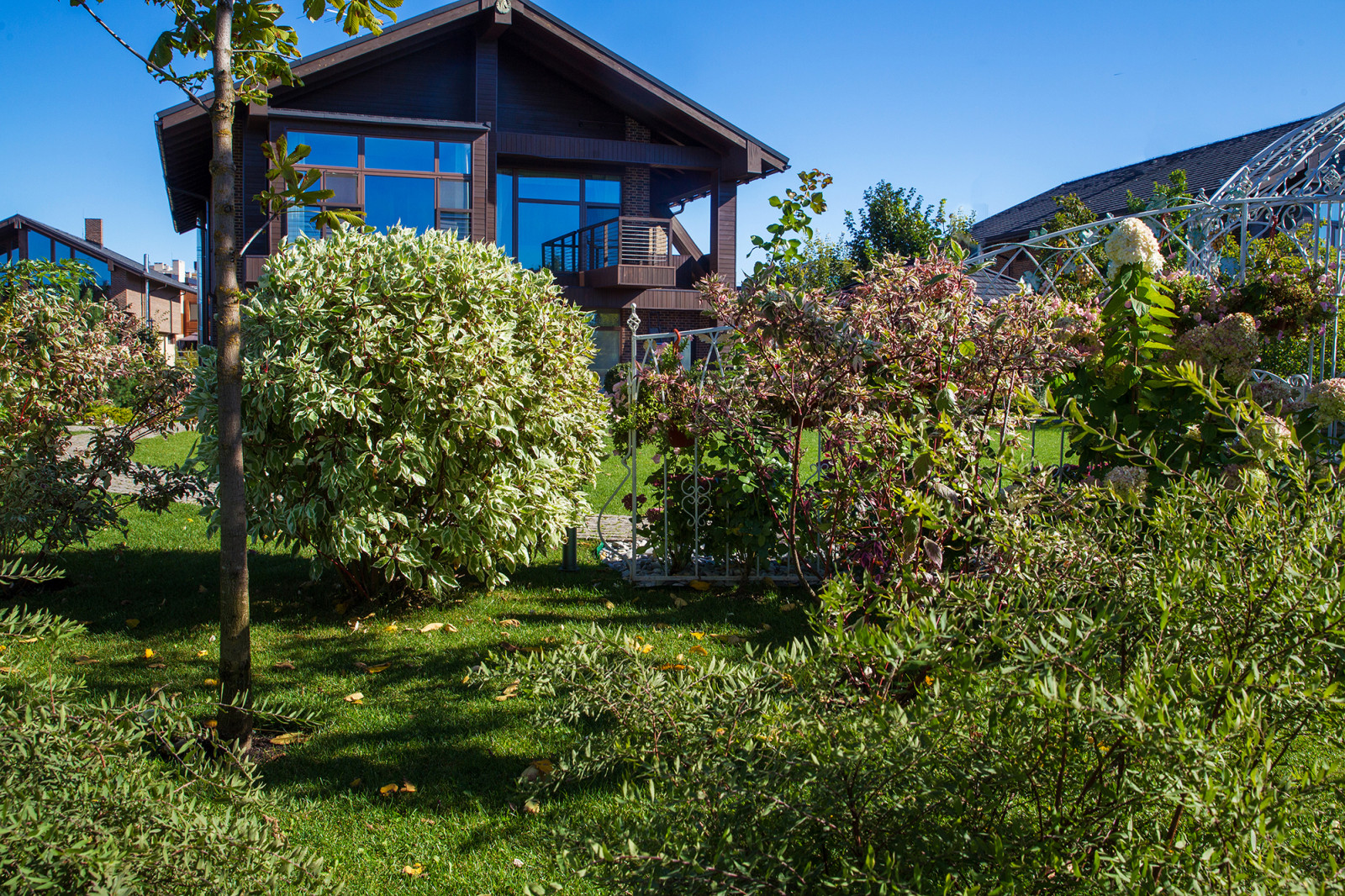 Сад на Пятницком шоссе.  Дизайнер Лариса Юрова