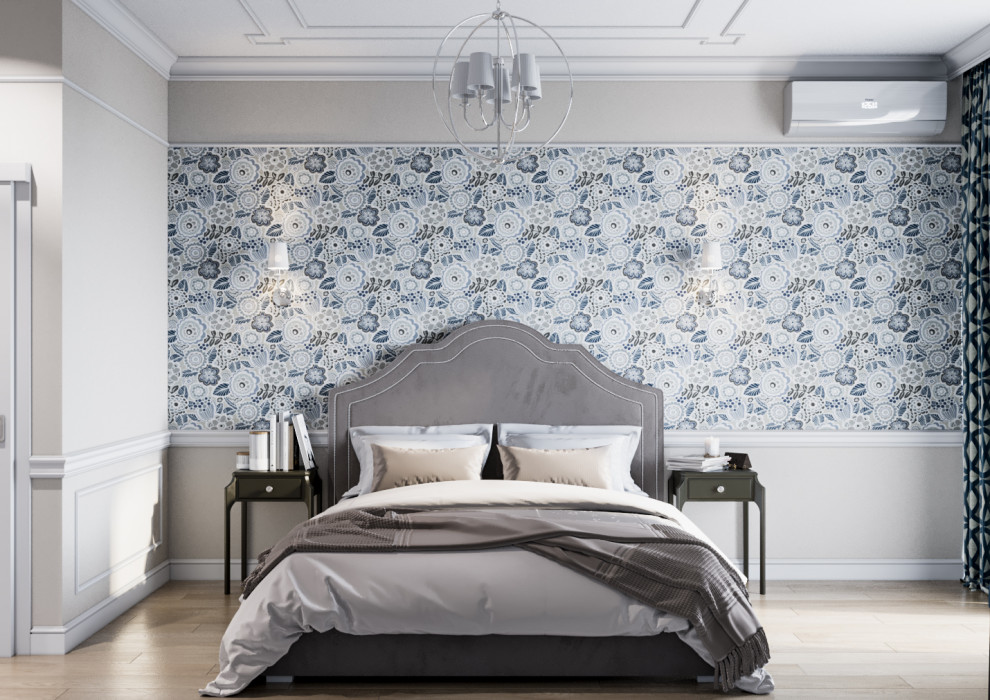 Дизайн квартиры неоклассике с элементами американской классики