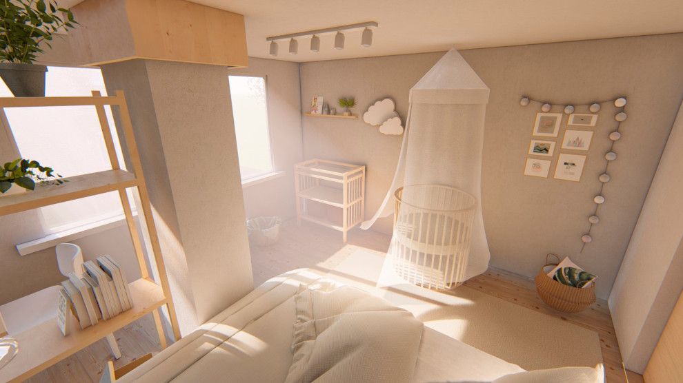 Светлая спальня