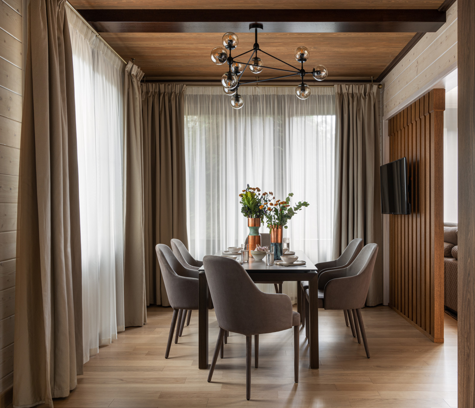 Стилизация загородного дома в Лапино