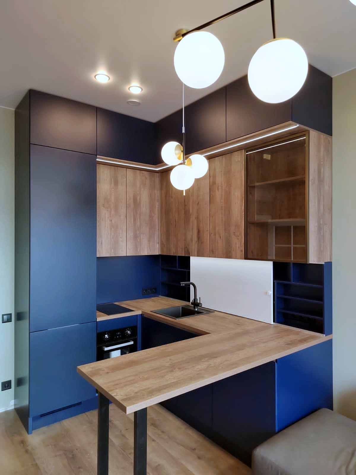 Угловая кухня "INDIGO"