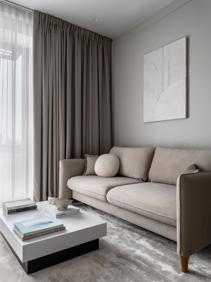 Дизайн интерьера квартиры в современном стиле в ЖК Метрополия