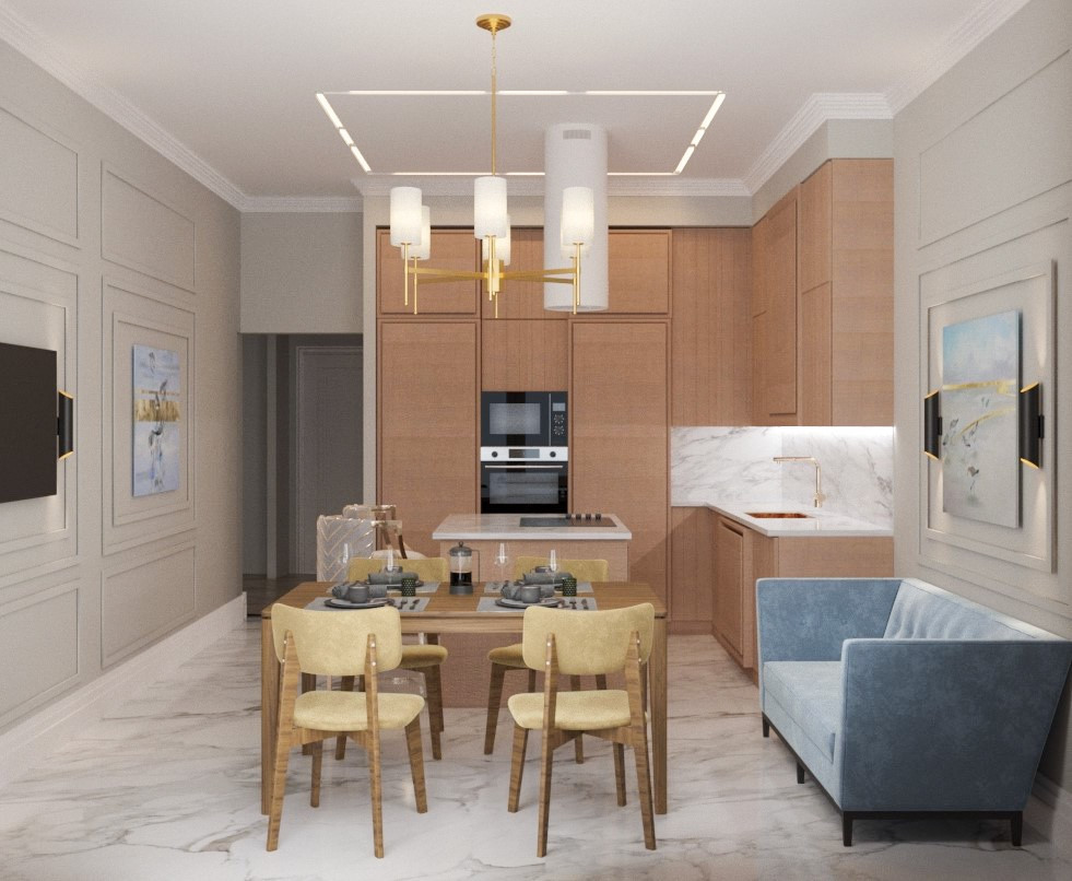 Обложка проекта: Квартира в ЖК Москва