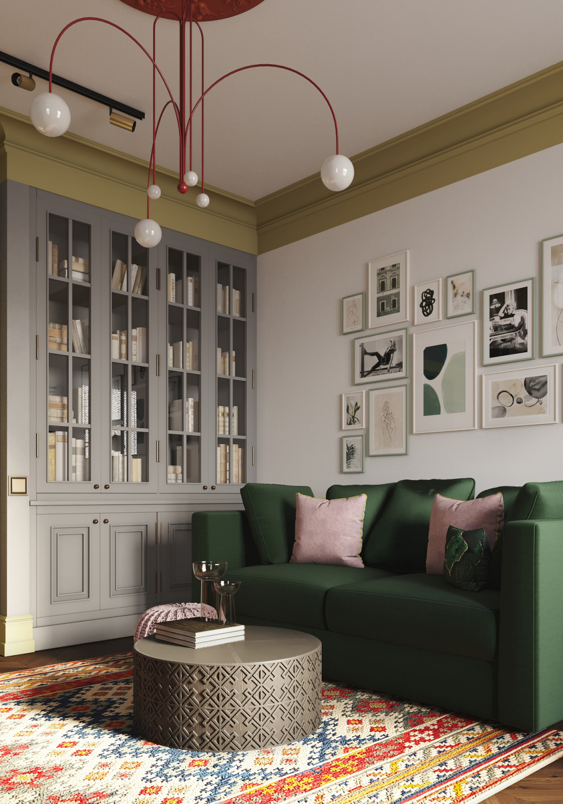 Яркая квартира "с характером" в ЖК Shome в стиле фьюжн