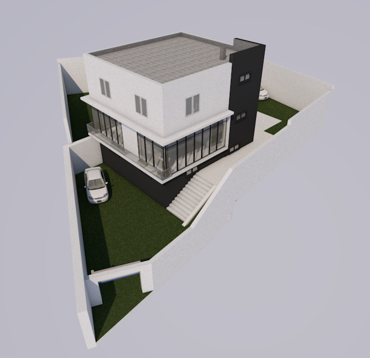 Обложка проекта: Двухэтажный дом в современном стиле